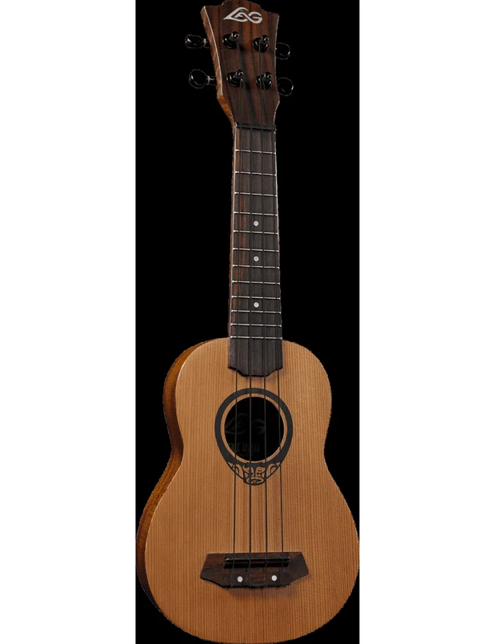 Lâg TKU10S Tiki ukulele soprano + housse