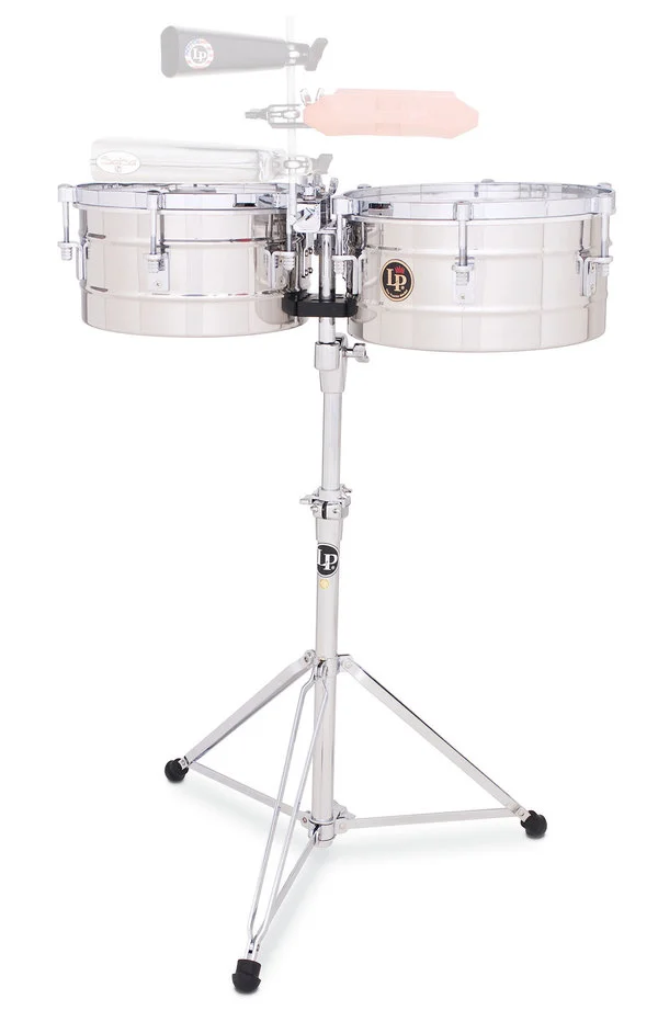 Latin Percussion LP255-S Timbales Tito Puente Signature 12″ + 13″ Acier