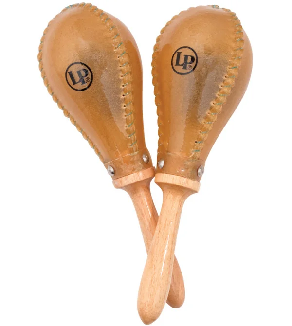 Latin Percussion LP393-RH – Maracas Salsa Rawhide Peau Animale