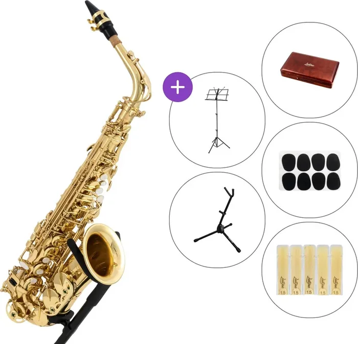 Latone LAS 600 Classic Gold SET Saxophones Alto