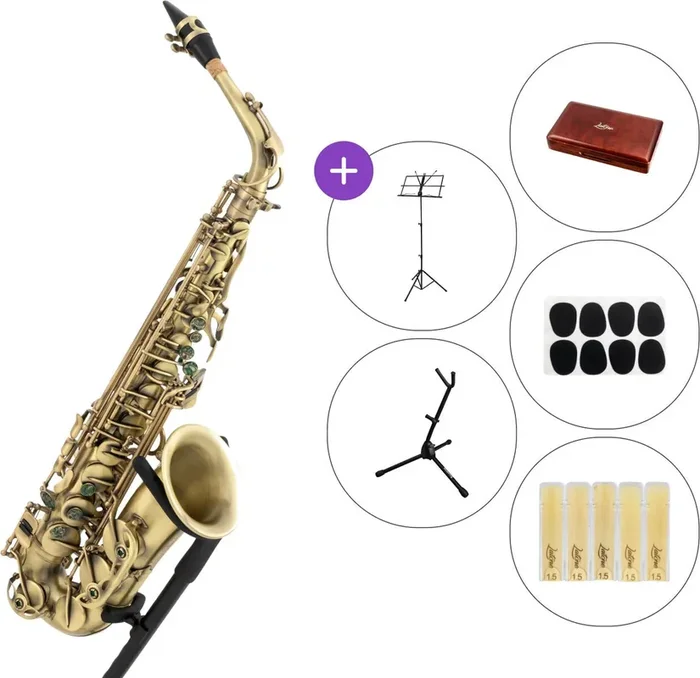 Latone LAS 600 Vintage Patina SET Saxophones Alto