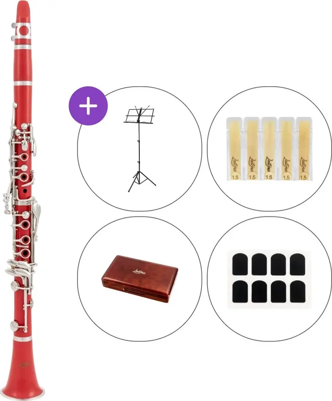 Latone LCL 700 Crimson Silver SET Clarinette en Sib