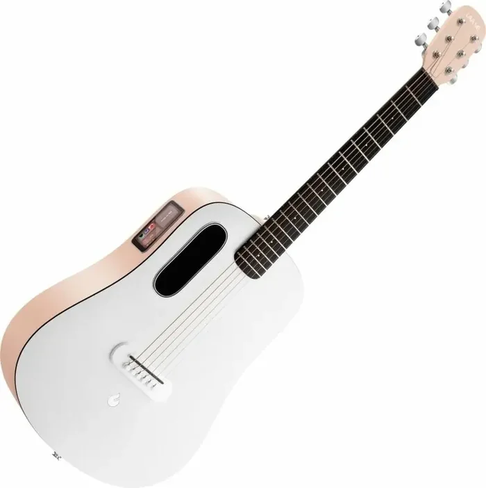 Lava Music Lava ME Play 36″ Light Peach/Frost White Guitare acoustique-électrique