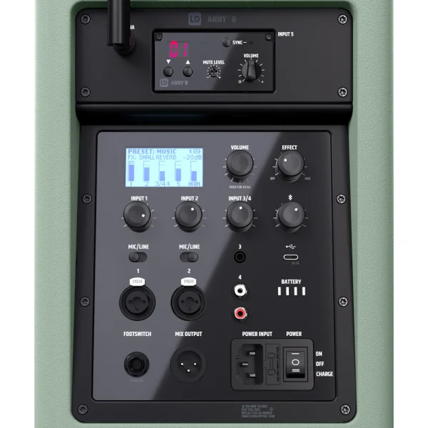 LD Systems ANNY 8 BPH B5 GN (VERTE) – Image 3