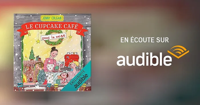 Le cupcake café sous la neige