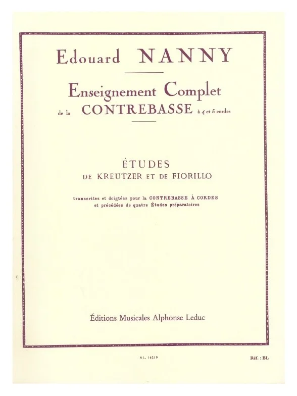 Leduc Nanny Edouard – Etudes De Kreutzer et De Fiorillo
