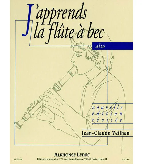 Leduc Veilhan JEAN-claude – J’apprends La Flute A Bec Alto