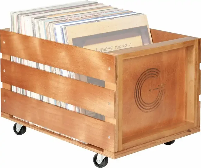 Legend Vinyl LV1 Boîte pour disques LP Natural