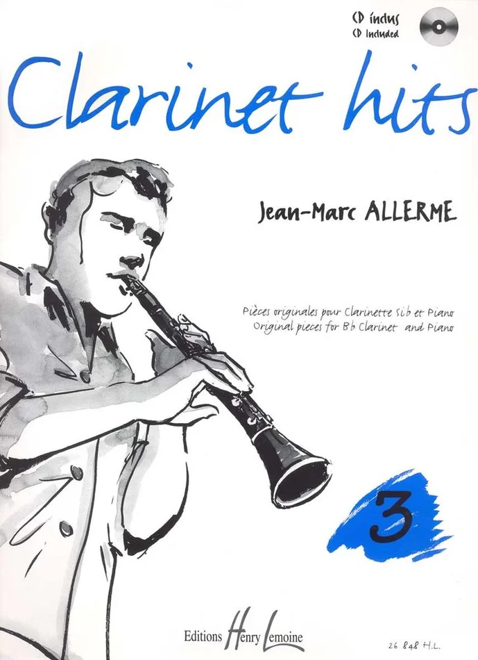 Lemoine Alle – Clarinet Hits Vol.3 + Cd – Clarinette, Piano