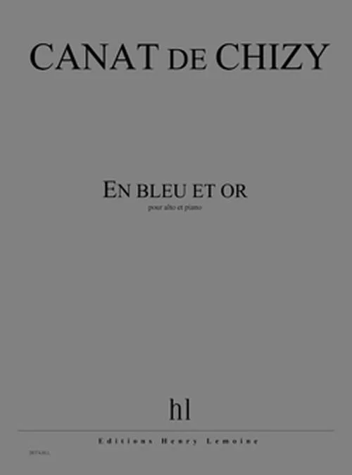 Lemoine Canatchizy – En Bleu et Or – Alto et Piano