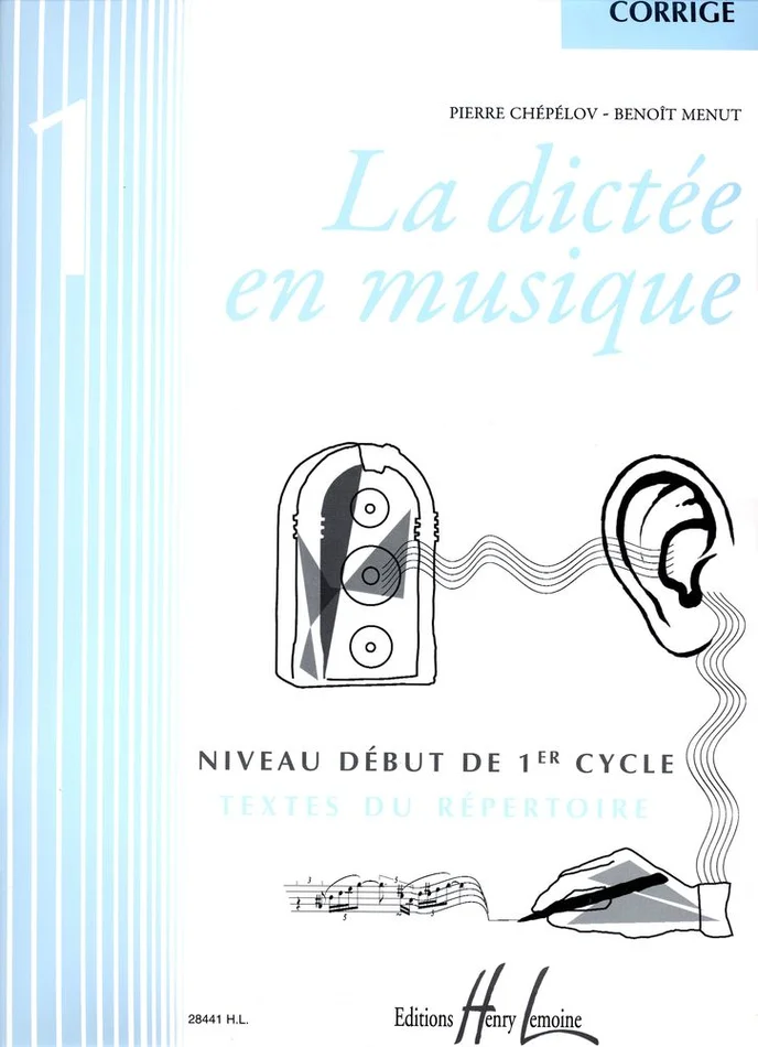 Lemoine Chepelov P./ Menut B. – La Dictee En Musique Vol.1 – Corrige
