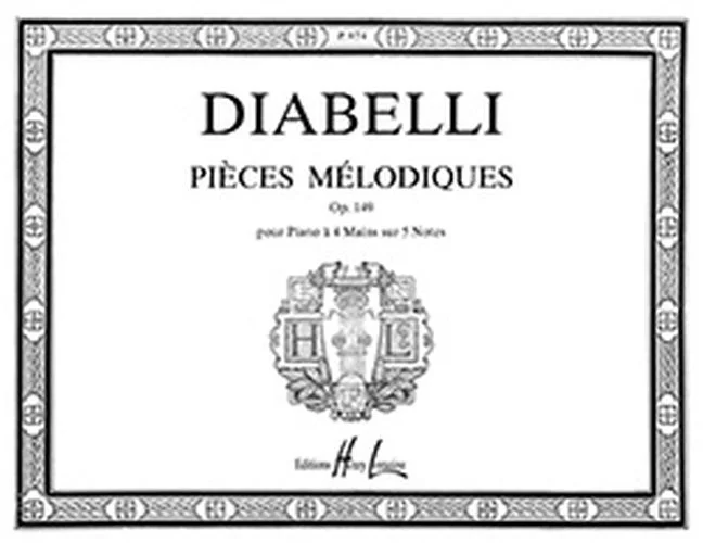 Lemoine Diabelli – Pièces Mélodiques Op.149 – Piano À 4 Mains