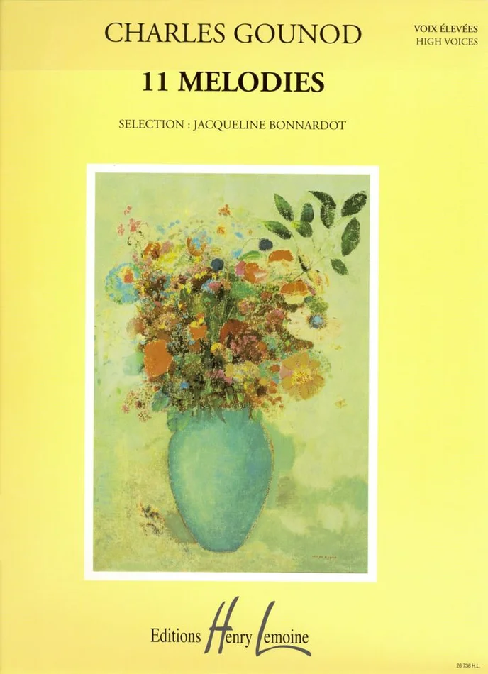 Lemoine Gounod Charles – Melodies (11) – Voix Elevee, Piano