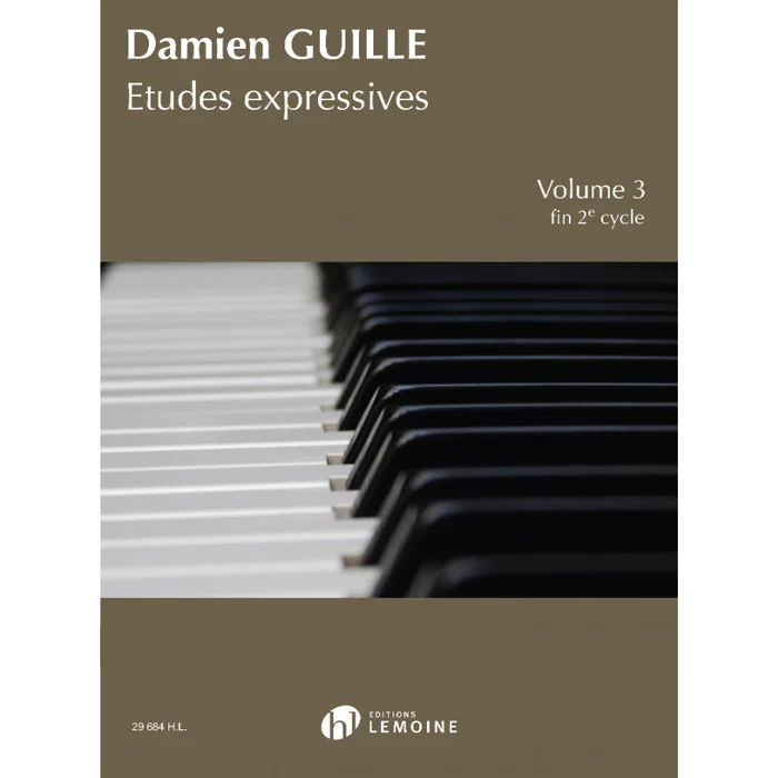 Lemoine GUILLE – ÉTUDES EXPRESSIVES FIN 2ÈME CYCLE VOL.3 – PIANO