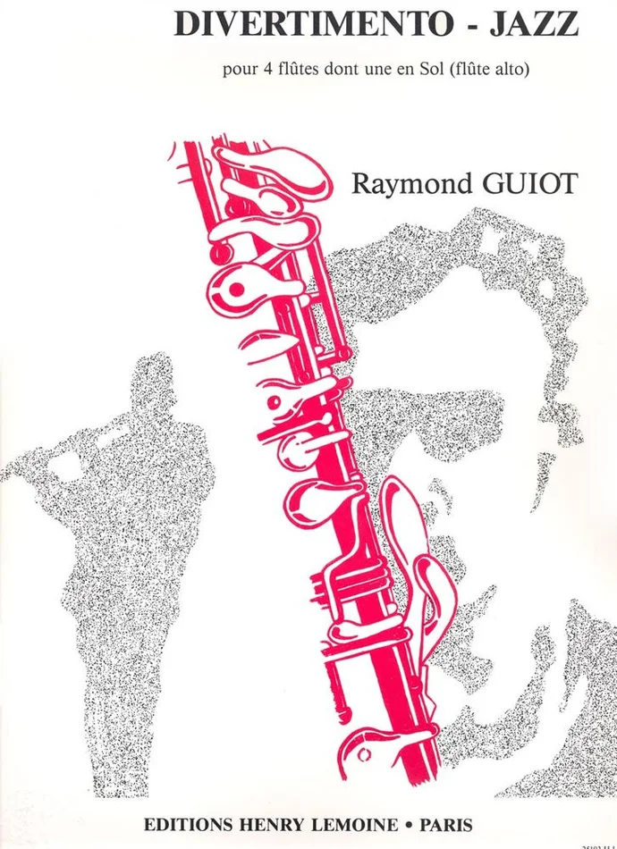 Lemoine Guiot – DIVERTIMENTO-jazz 4 Flûtes – 4 Flûtes Dont Une En Sol