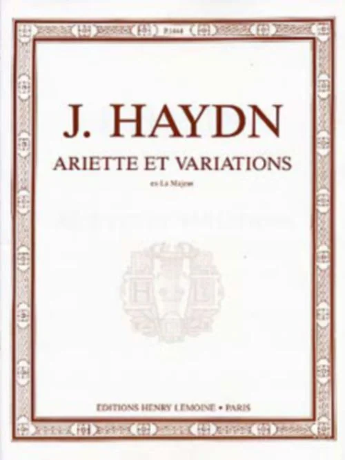 Lemoine Haydn Joseph – Ariette et Variations En La Maj. – Piano
