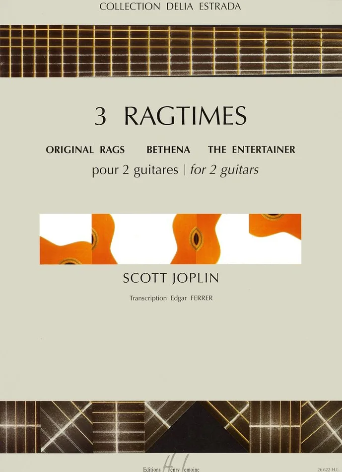 Lemoine Joplin Scott – Ragtimes (3) – 2 Guitares