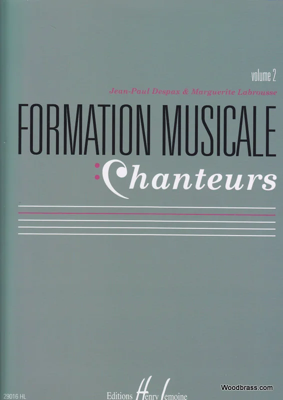 Lemoine Labrousse M./despax J.P. – Formation Musicale Chanteurs Vol. 2