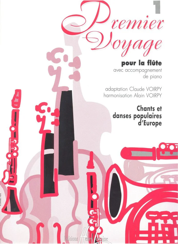 Lemoine Voirpy Alain – Premier Voyage Vol.1 – Flute, Piano
