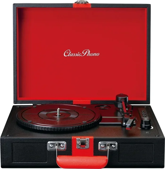 Lenco TT-110BKRD Red Tourne-disque portable