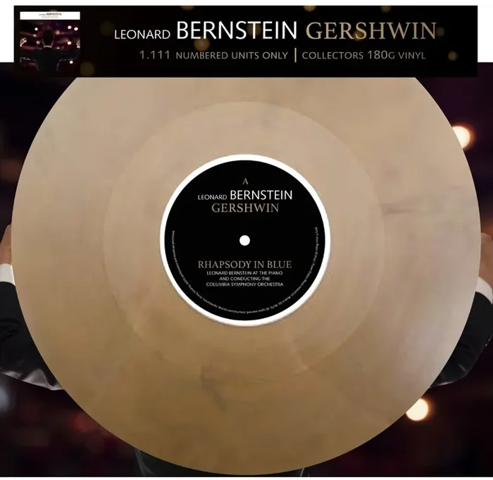 Leonard Bernstein – An American In Paris / Rhapsody In Blue (Limited Edition) (Reissue) (Gold Marbled Coloured) (LP)