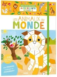 Les animaux du monde. Mes tout premiers autocollants mosaïque