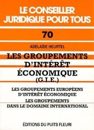 Les groupements d&rsquo;intérêt économique (GIE). Les groupements européens d&rsquo;intérêt économique, les grou