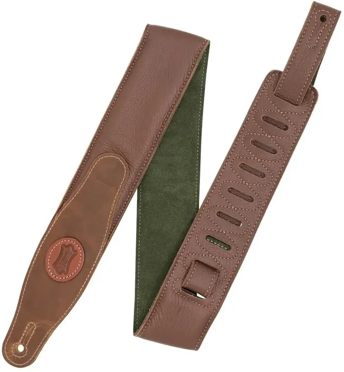 Levy‘s Cirro 2.5 Courroie de guitare Brown & Green