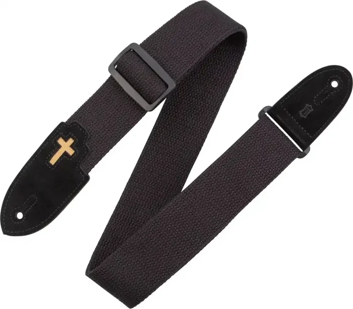Levy‘s Divine Worship Sangle pour guitare Black Cotton