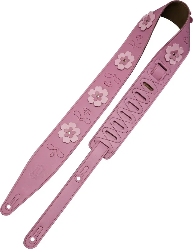 Levy‘s In Bloom Courroie de guitare Primrose Pink