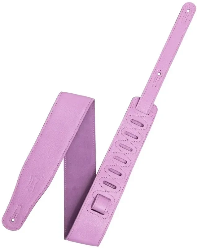 Levy‘s Pastel Leather Courroie de guitare Spring Orchid