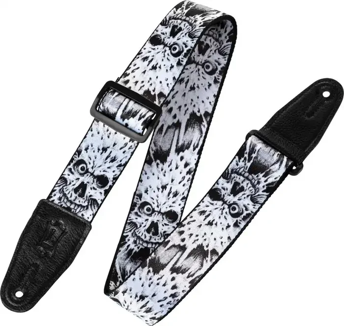 Levy‘s Skull Sangle pour guitare Zombie