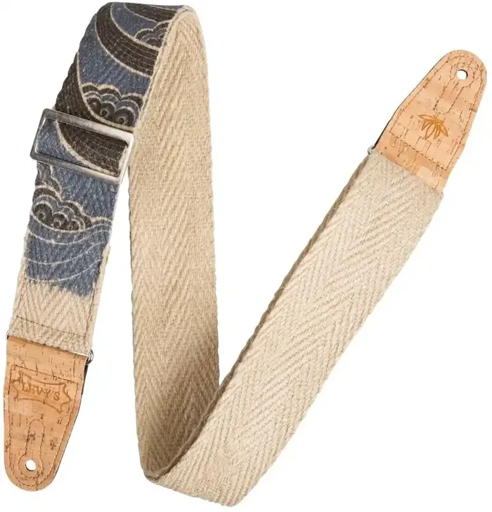 Levy‘s Vegan Hemp Sangle pour guitare Island