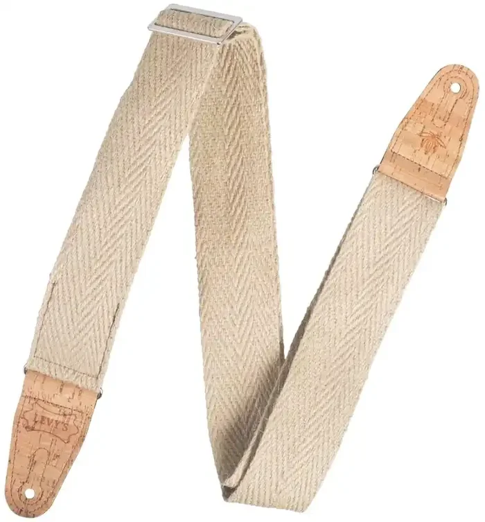 Levy‘s Vegan Hemp Sangle pour guitare Natural