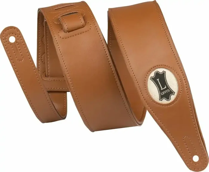 Levy‘s Vegan Leather Courroie de guitare Tan