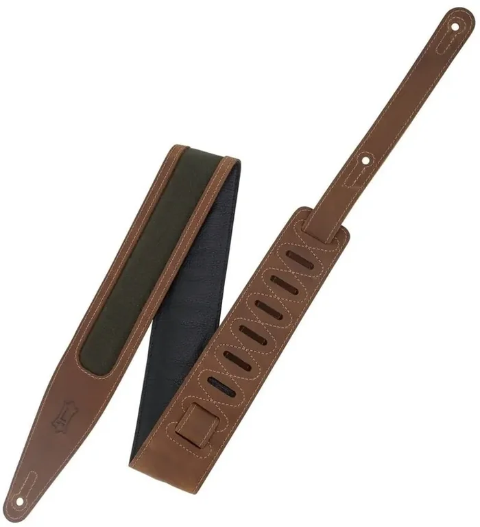 Levy‘s Voyager Pro Courroie de guitare Brown, Green