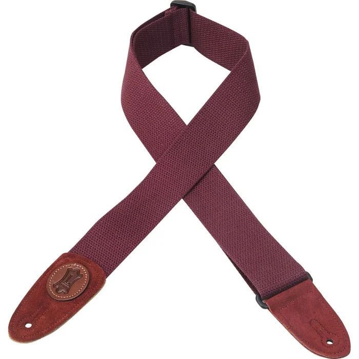 LEVYS 5 CM Coton avec Logo Levy’s en Cuir Burgundy