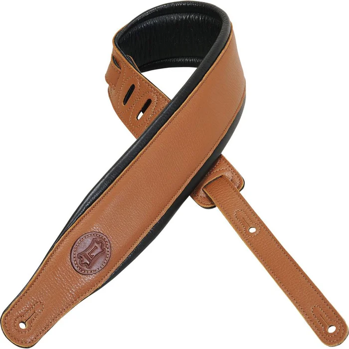 LEVYS 6,4 Cm Logo Cuir Pleine Fleur Tan