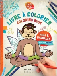 Livre à colorier Yoga & Mandala