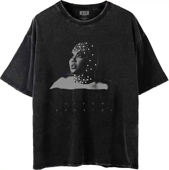 Lizzo T-shirt Special B&W Photo Unisex Black M