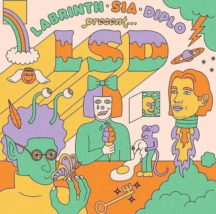 LSD – Sia, Diplo and Labrinth (Sea Glass Coloured) (Anniversary Edition) (Reissue) (LP)