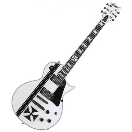 LTD IRON CROSS JAMES HETFIELD SIGNATURE SNOW WHITE