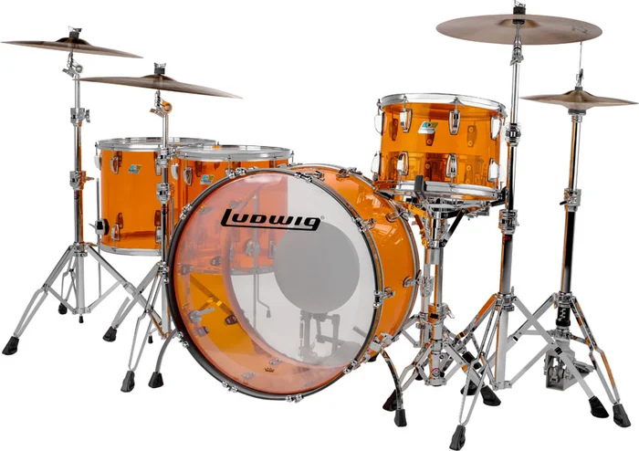 Ludwig Drums L8264Lx47 – Vistalite – Led Zep 26″/5Pcs – Ambre
