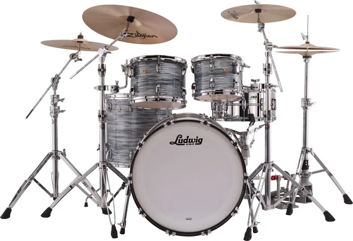 Ludwig Drums L88204Ax2Q – Mod Classic Maple Stage 22/10/12/16 – Blue Oyster