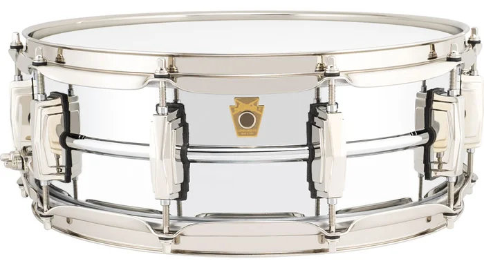 Ludwig Drums Lb400Bn – 14 X 5&Prime; Super – Chrome Brass (Accastillage Nickel)