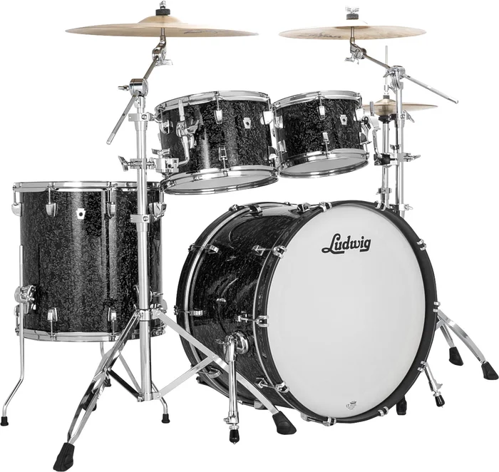 Ludwig Drums Ln34204Txa8 – Neusonic 22&Prime; Mod2 – Ebony Pearl