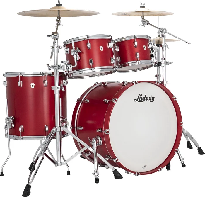 Ludwig Drums Ln34204Txpr – Neusonic 22&Prime; Mod2 – Satin Diablo Red