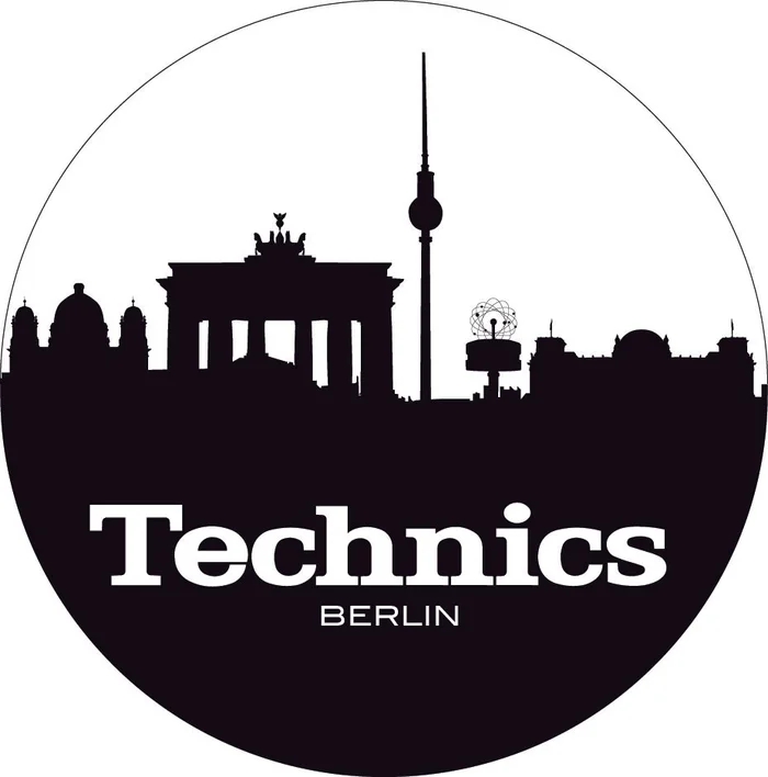 MAGMA LP Slipmat Technics « berlin » Black/white