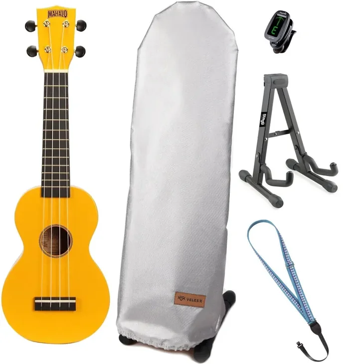Mahalo MR1 SET2 Yellow Ukulélé soprano