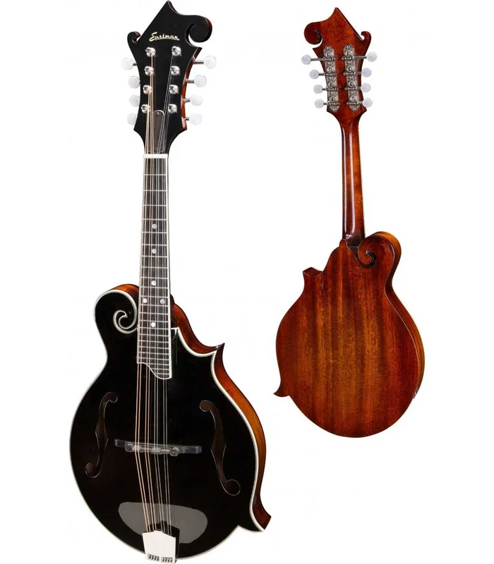 Mandoline Folk Eastman MD415-BK Forme F – Black